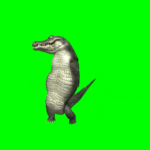 Green Screen Dancing Crocodile Meme